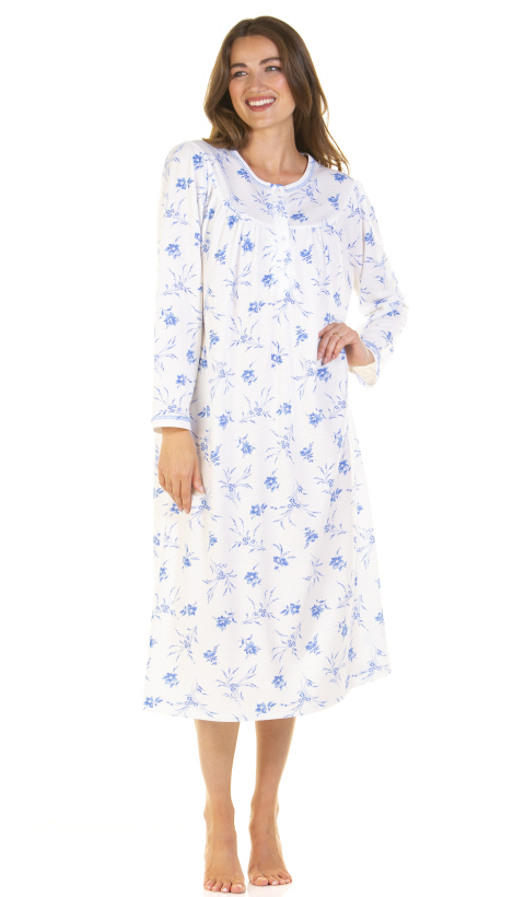 La Maquise Two Flowers Cuddleknit Nightdress